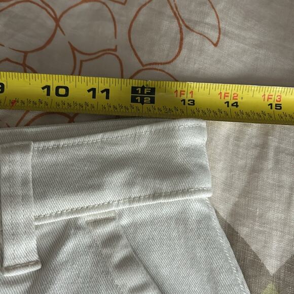 BP. High Waist Straight Leg Cotton Pants In White Size 2 NWOT - Picture 6 of 10